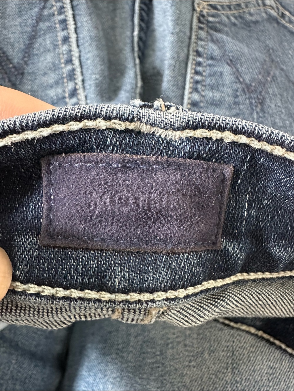 MOTHER The Mid Rise Dazzler Ankle Jeans On The Edge Wash Size 26 Stretch Denim - Picture 4 of 11